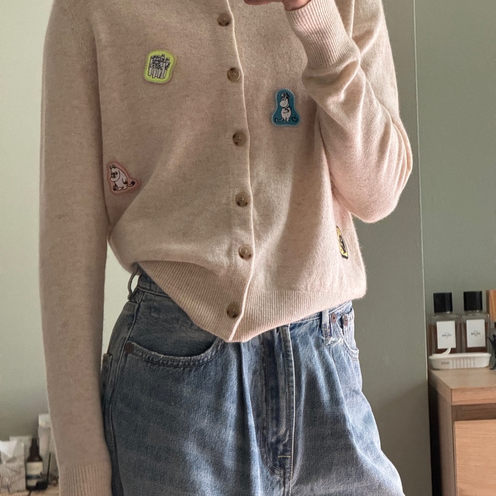 Acne Studios x MOOMIN wool Cardigan Sweater